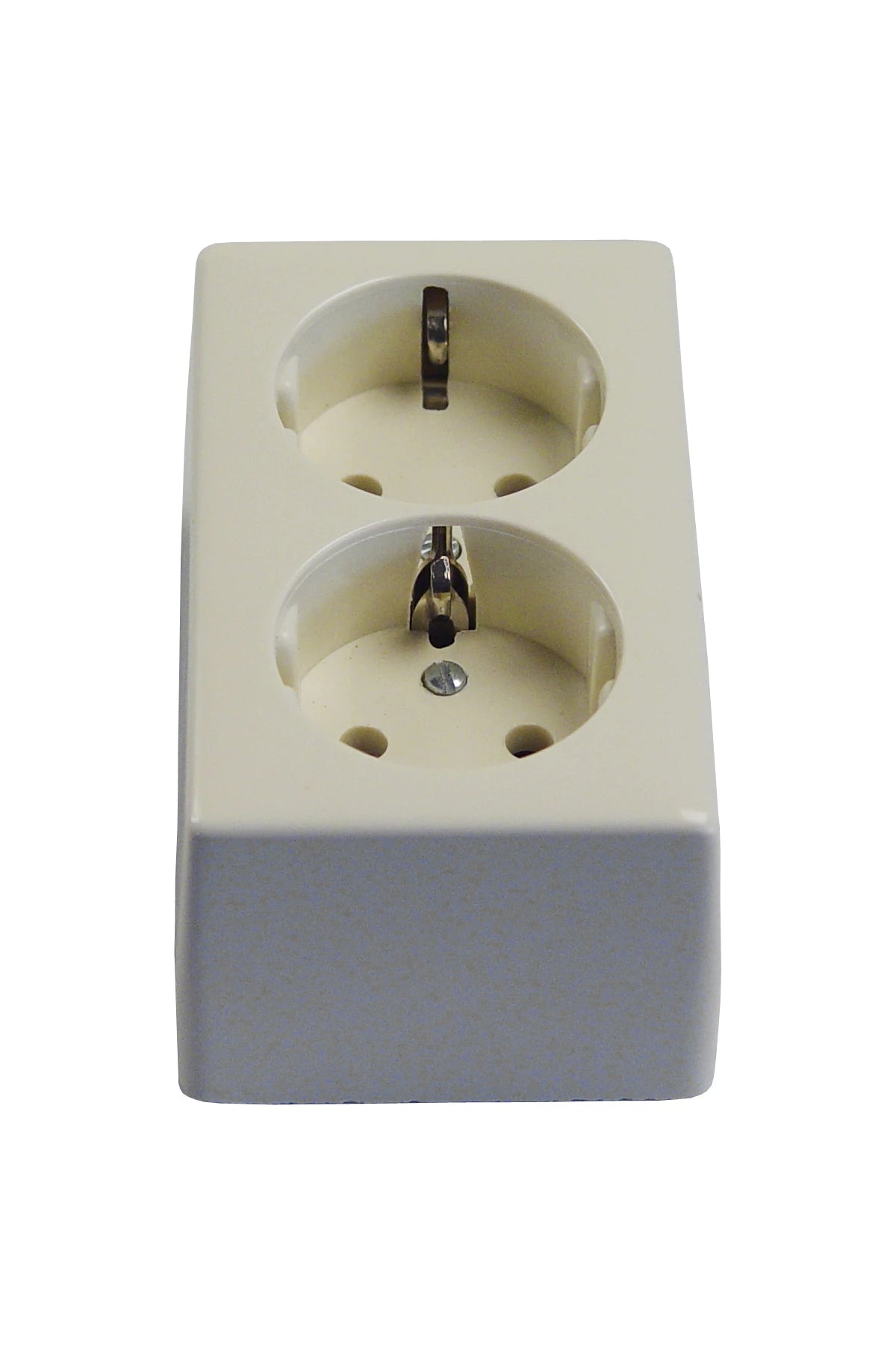 792923 | NE-102923 - Receptacle European 2-pole/Earth for 2-plugs, surface mntg