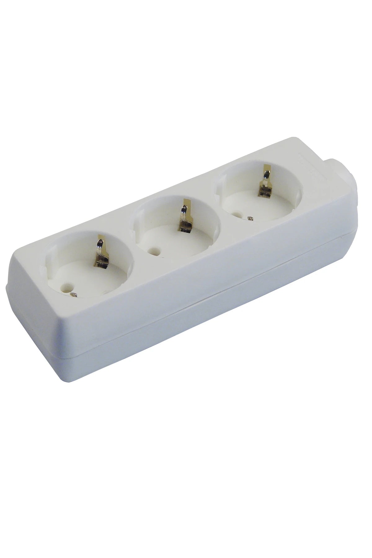 Receptacle European 2-pole/Earth for 3-plugs, surface mntg