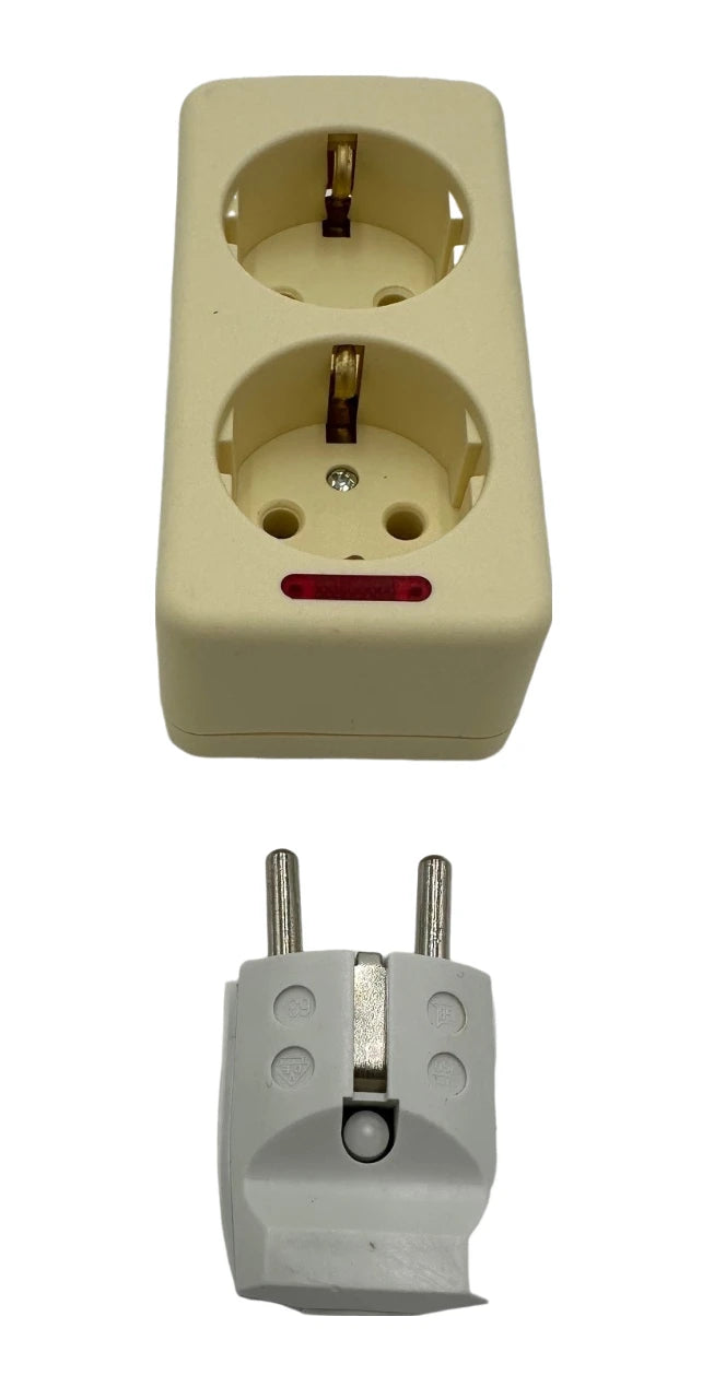 792925 | NE-102925 - Receptacle double/plug with earth