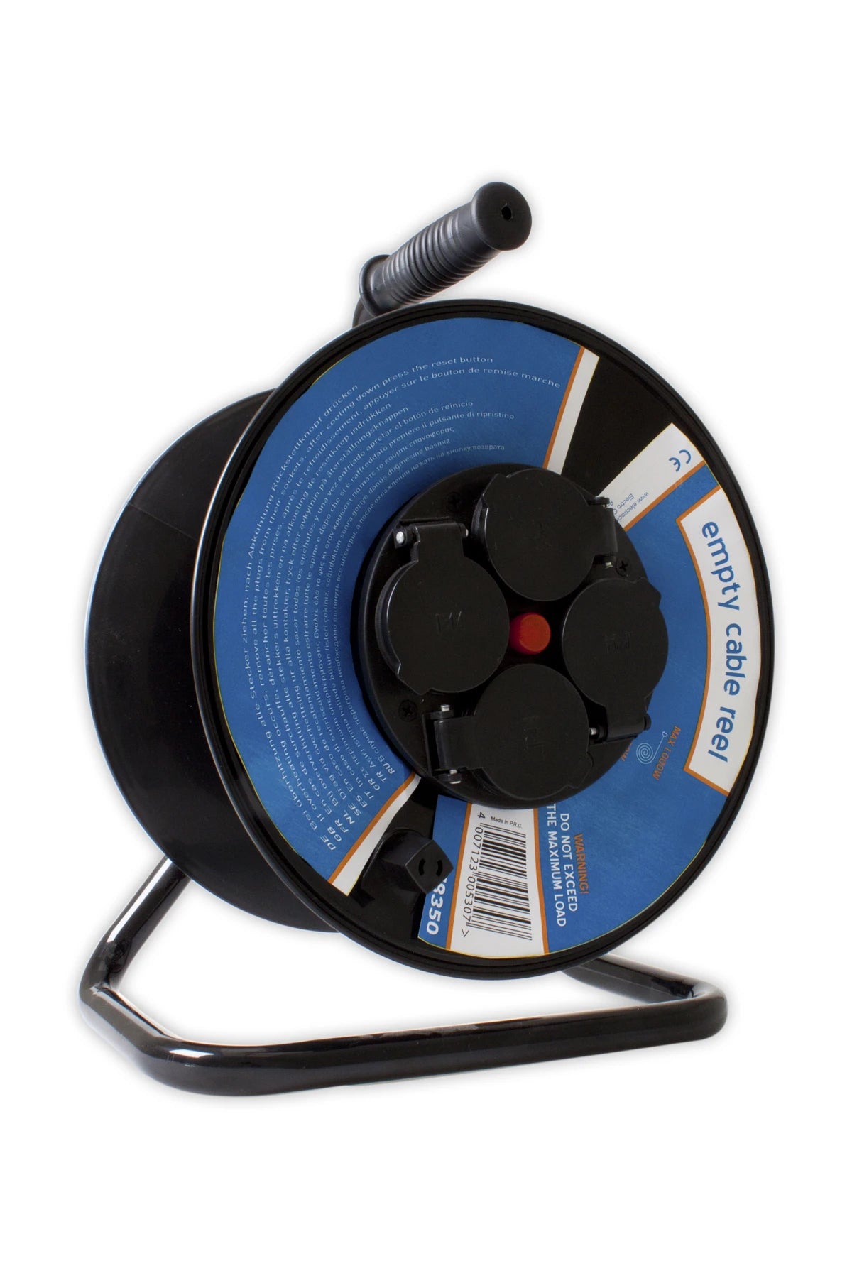 Cable Reel 4-way/Earth without cable