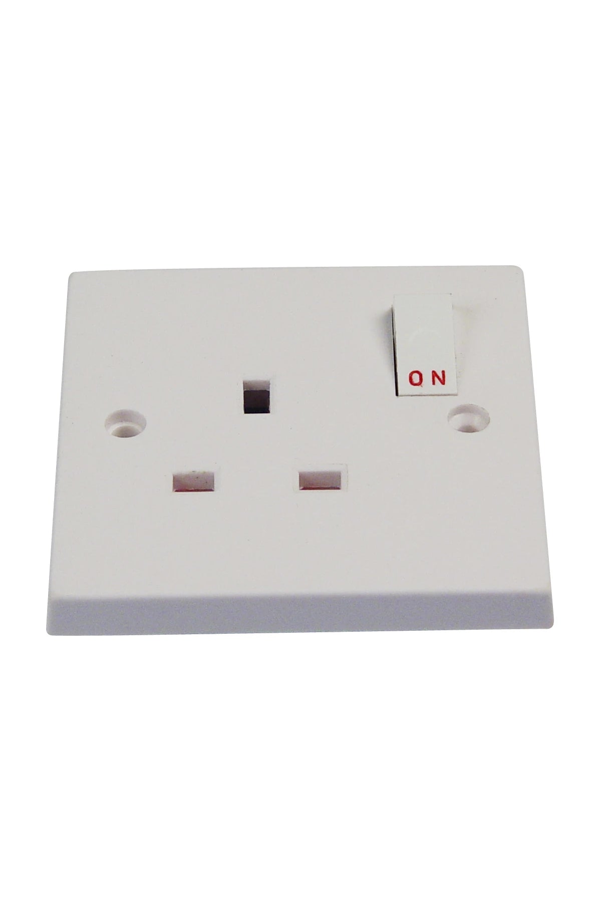 British Receptacle with Switch 3-pole 13A, flush mntg