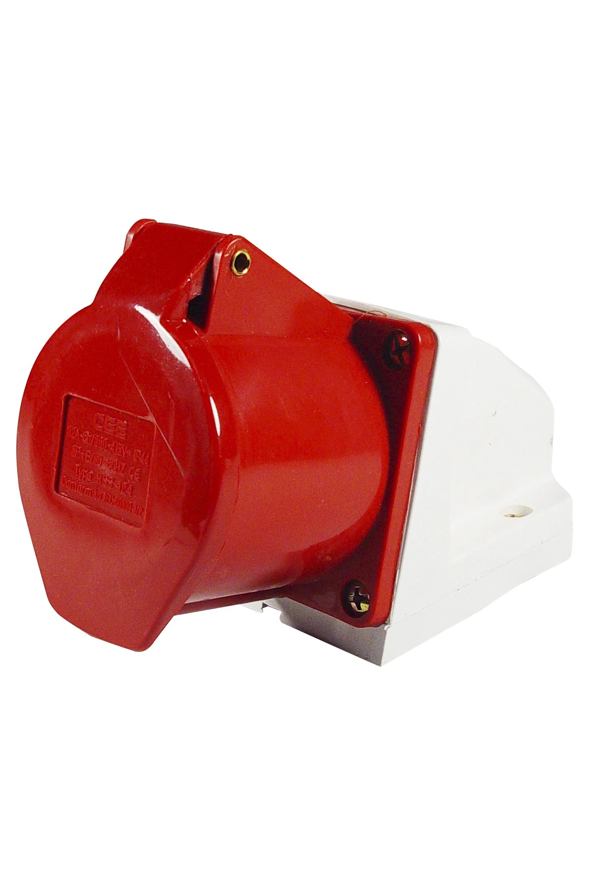 CEE Receptacle 380/415V 32A 2P+earth 9H, IP44