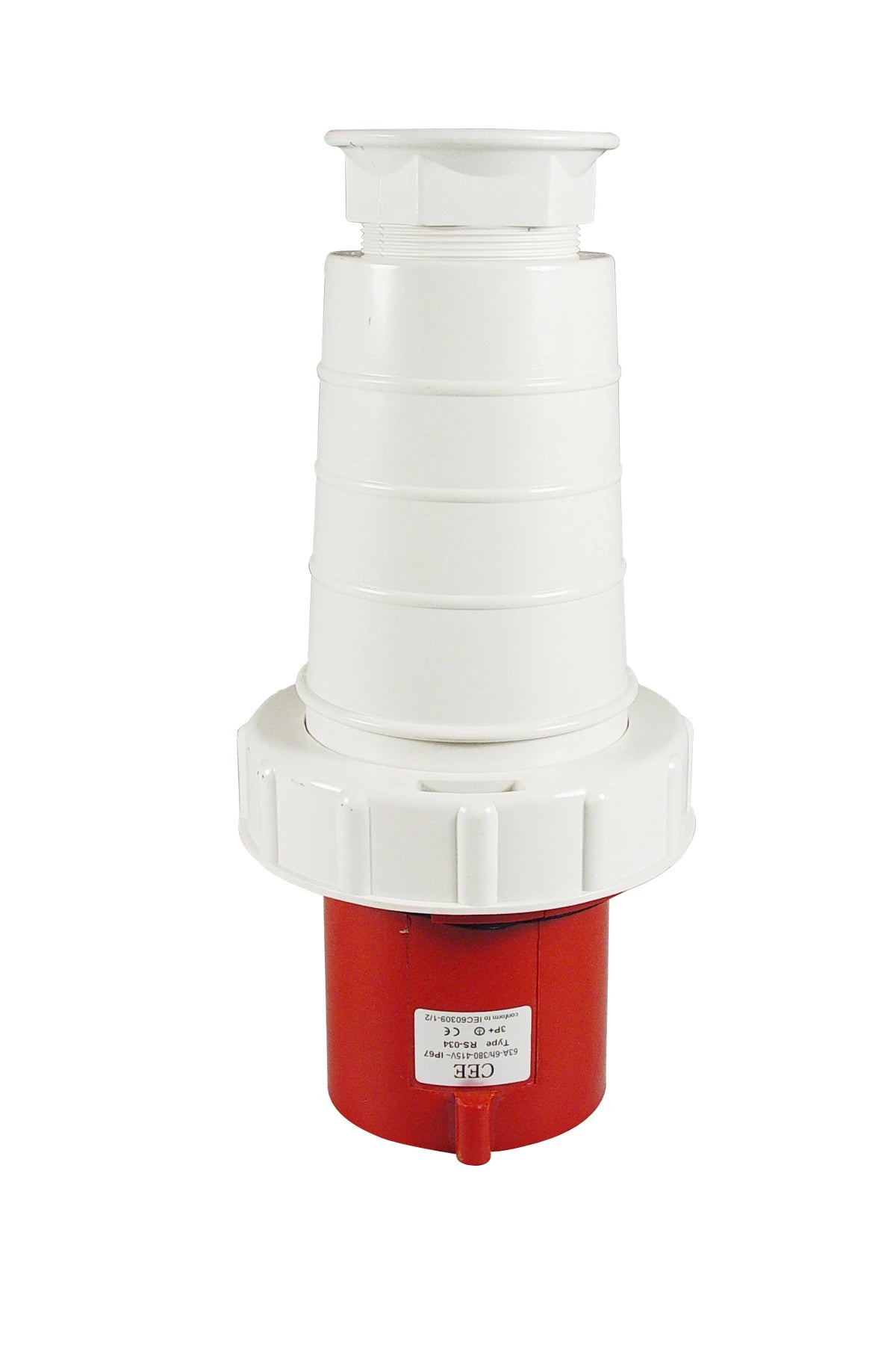 792718 | NE-102718 - CEE Male Plug 380/415V 63A 4P+earth 6H, IP67