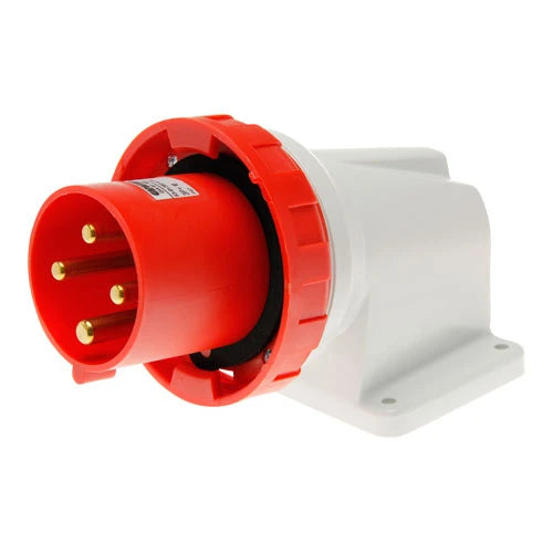 CEE Receptacle with Pins 380/415V 63A 3P+earth 6H, IP67