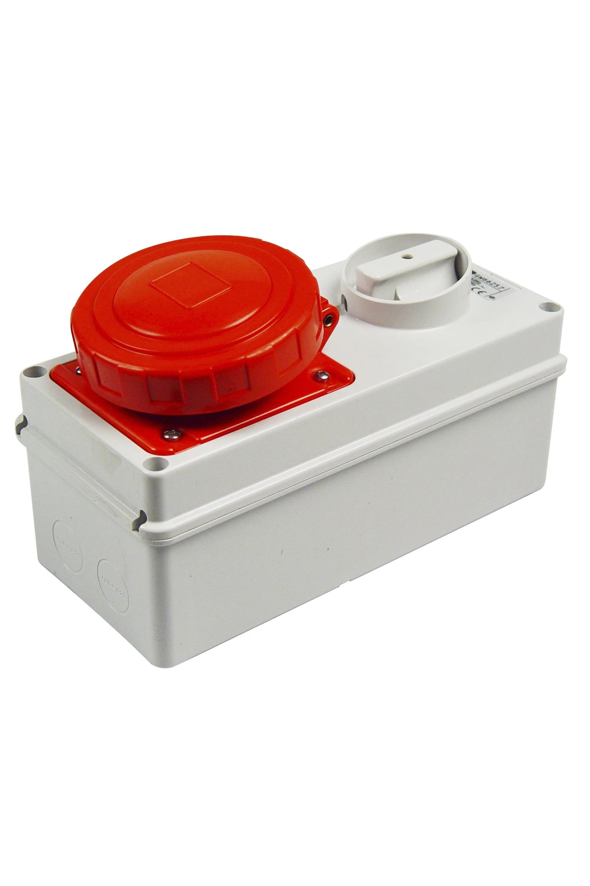 CEE Container Receptacle with switch 400/440V 32A 3P+earth 3H, IP67
