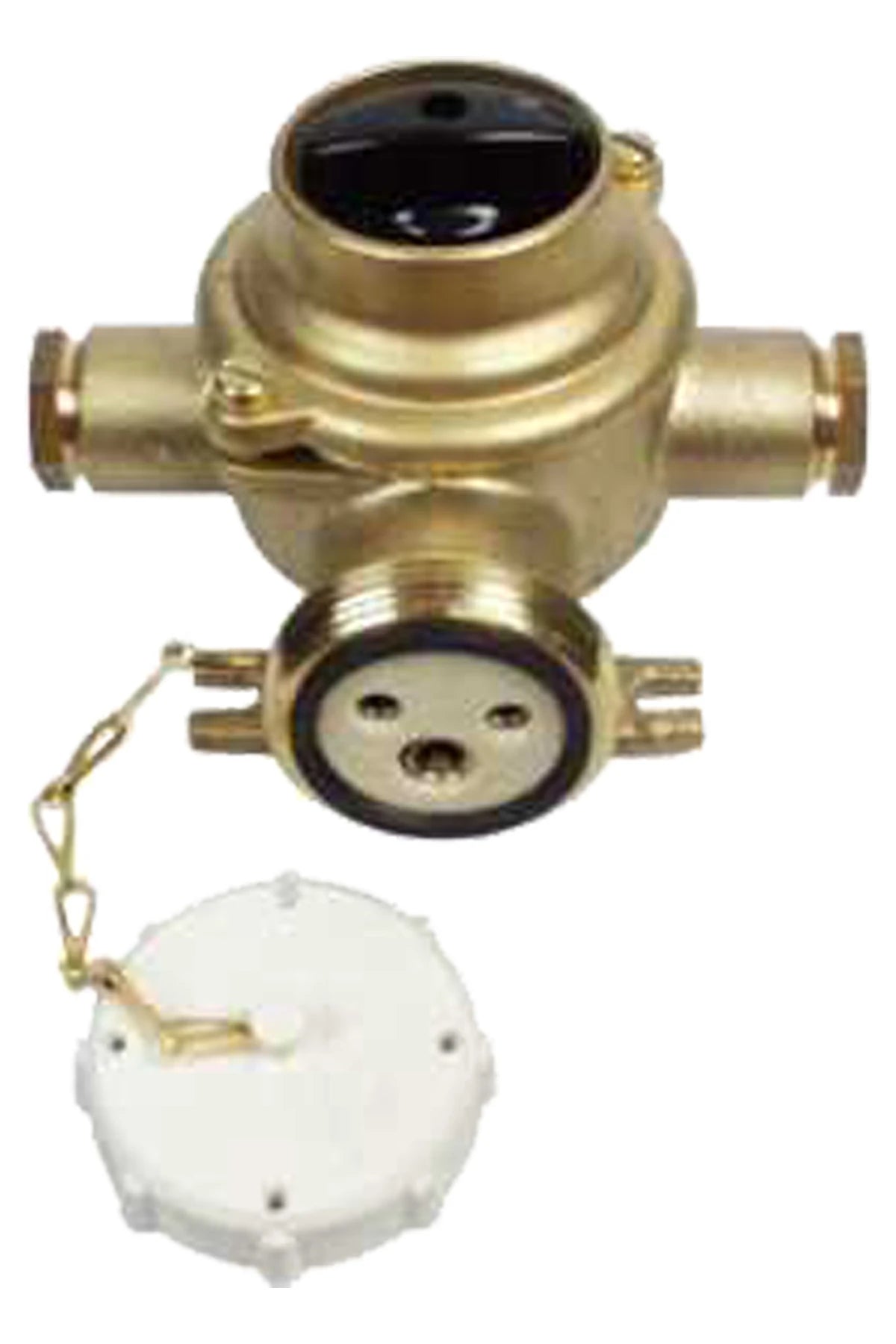 HNA cast brass receptacle -0- 220V with switch