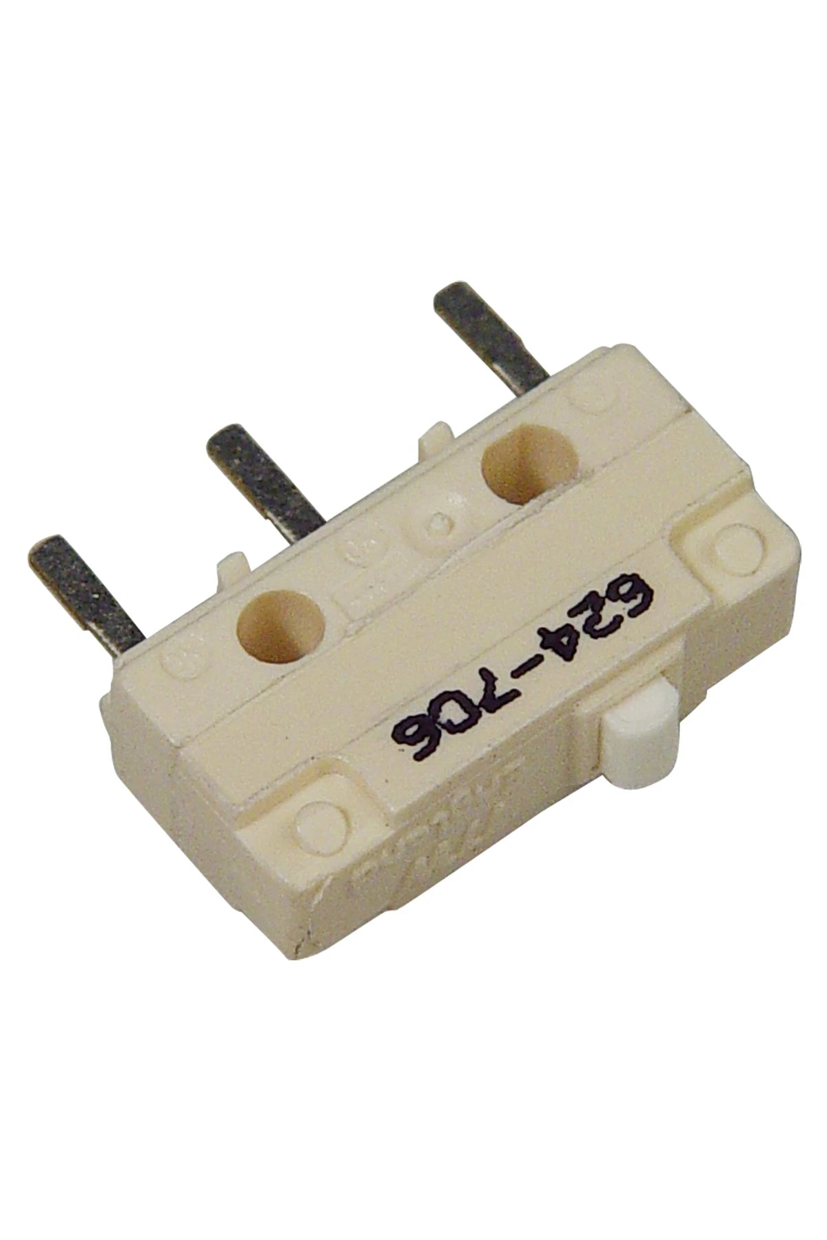 Microswitch with single pole c/o contact with pin plunger