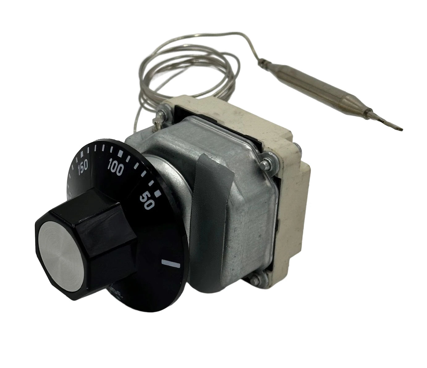 Oven-thermostat switch 3-poles 300°C with capillair incl. knob