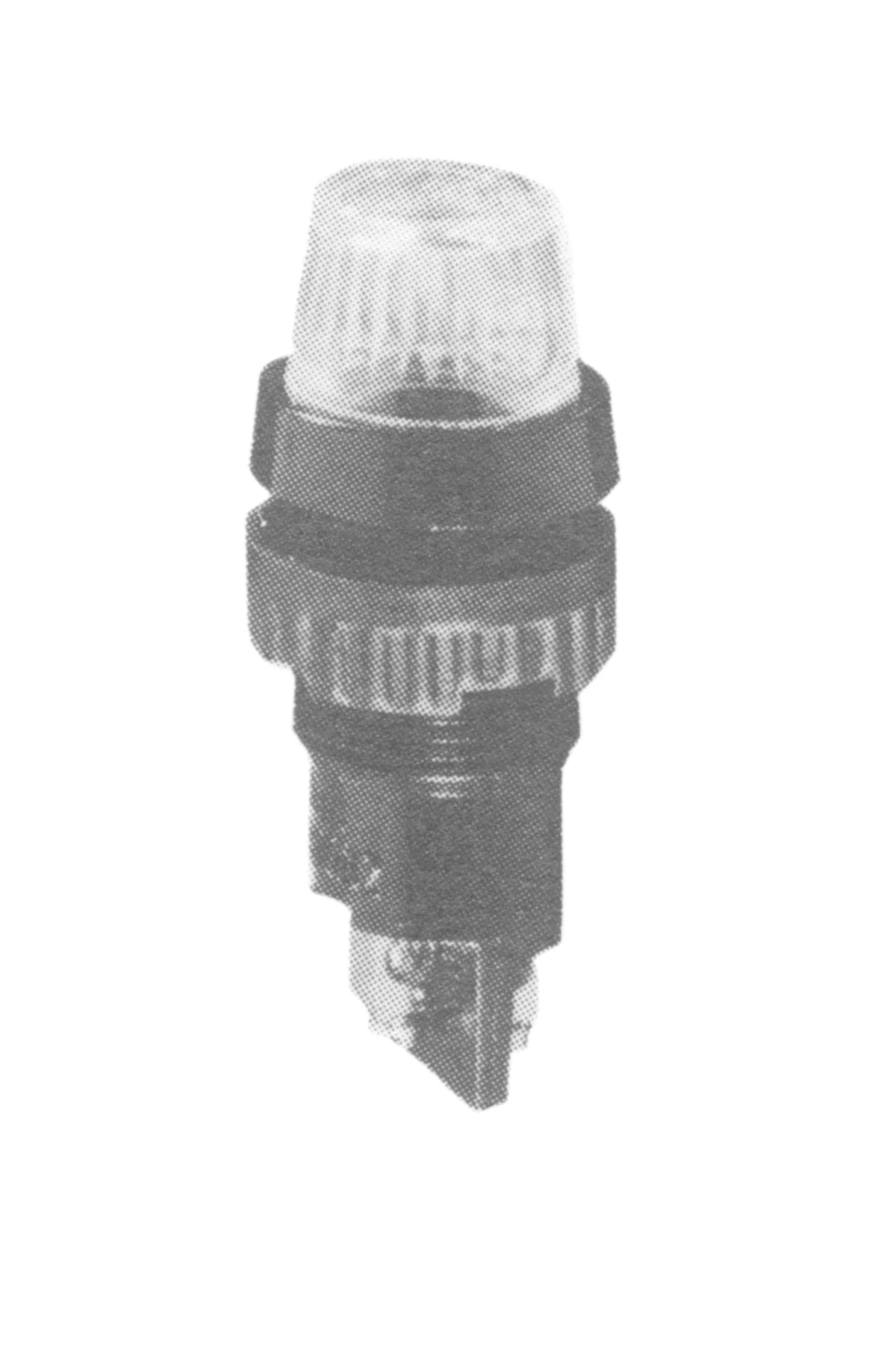 Panel indicating light fitting E10 green, Ø 17mm