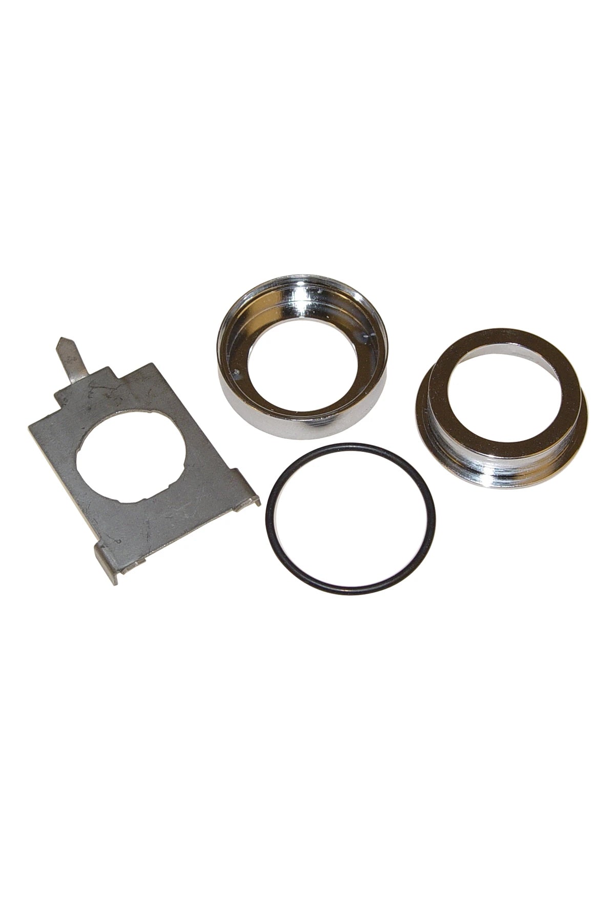 Schneider Metal flush mounting kit for Ø 22 pushbutton and pilot light to Ø 30.5 mm hole, ZB4-BZ021