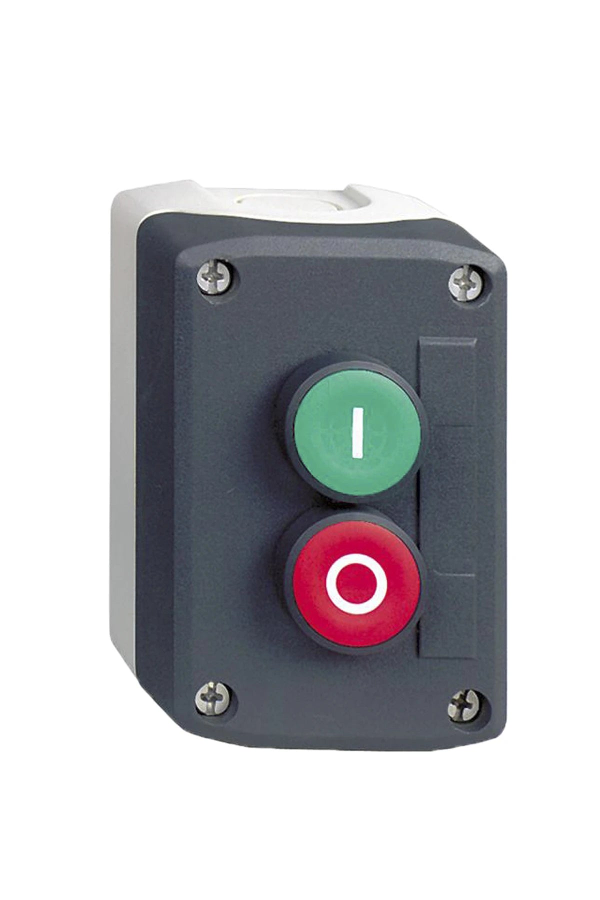 793081 | NE-103081 - Schneider Pushbutton switch box 2 way red/green 0-I IP66, type XALD213
