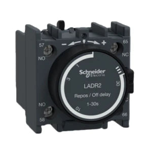 Schneider Time contact blocks, Pneumatic LAD-R2 0,1 - 30 seconds off-delay 1x NO 1x NC