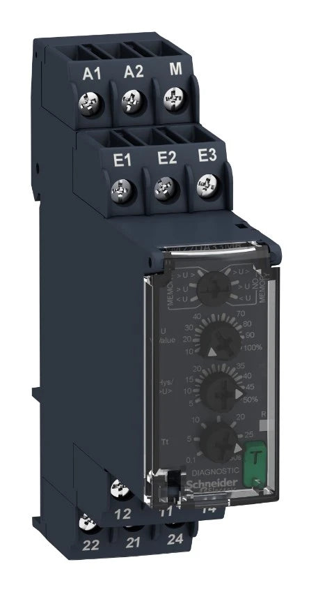 Schneider Voltage control relay, RM22UA33MR