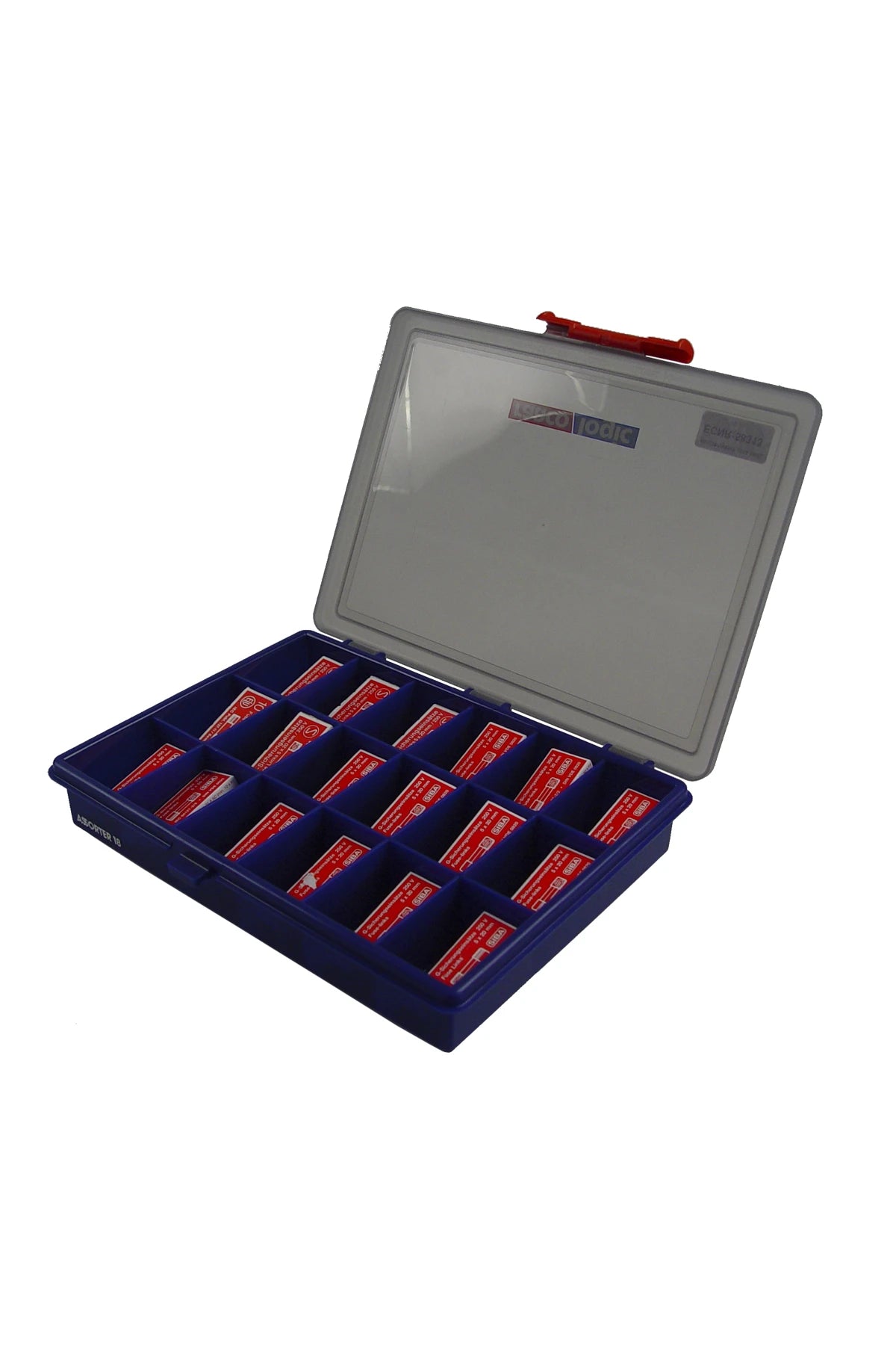 Assorti Box Glassfuses 32 x 6mm 18x 10 pcs Slow 0.1-10A