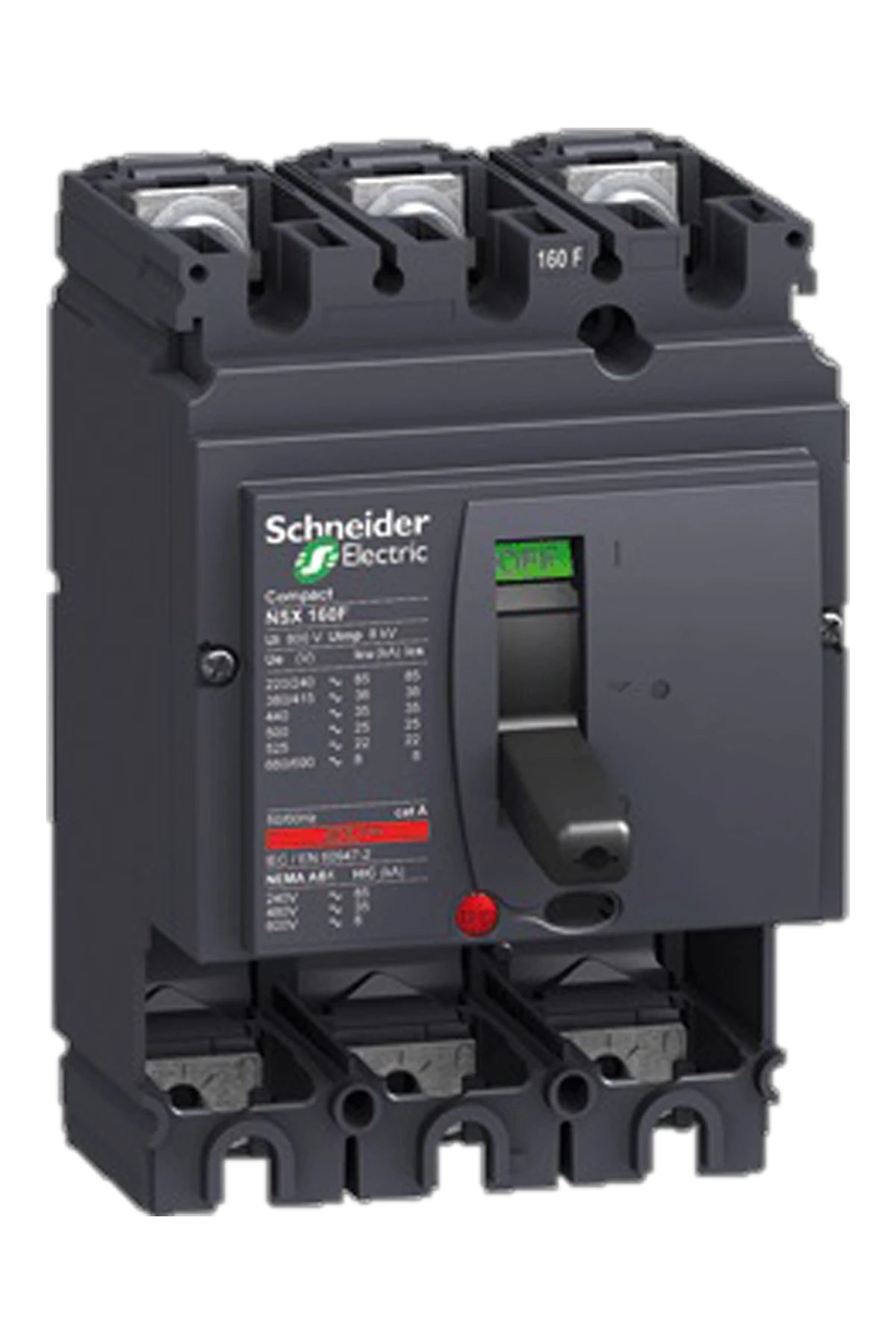 SE Circuit breaker 3-Pole 160A C16F3 (NSX160F) 36kA without protection unit