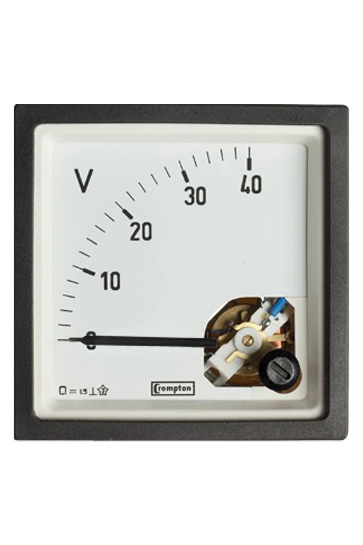 Volt meter panel mounting 72x72mm 0 - 40V DC