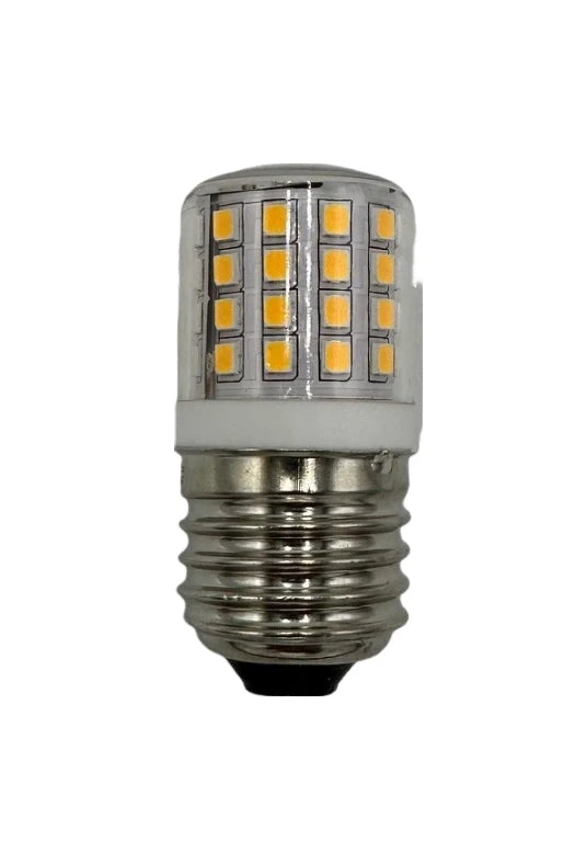 LED Tubulair lamp 24-30V AC/DC 4.5W E27 T27x60mm, Warm White 3000K