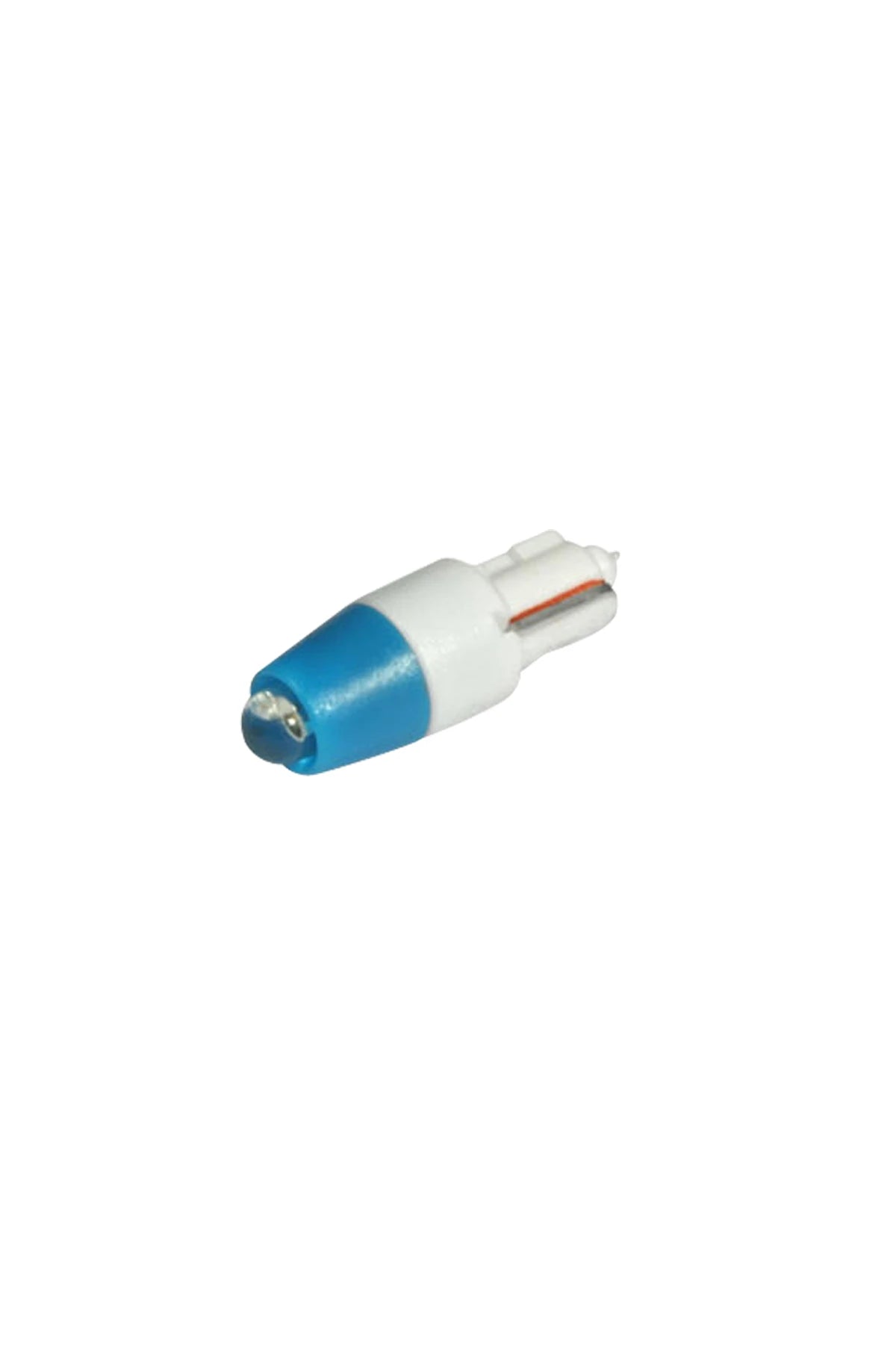 Single-Led Lamp 24-28V DC Wedge Base T5 (W2x4.6D) 5x20mm blue