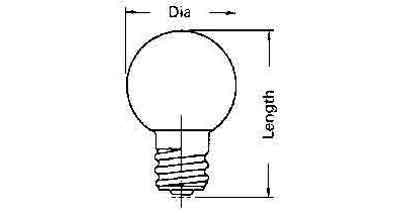790656 | NE-100656 - LAMP PILOT GLOBULAR CLEAR E-10, 30V 1W 11X23.5MM