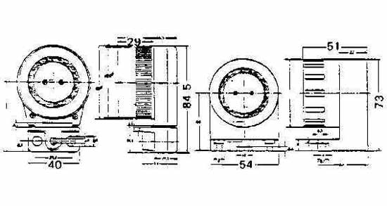 791535 | NE-101535 - FL-LAMP HOLDER WATER-PROOF, PHENOL RESIN 300V 1A