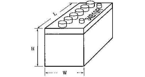 792524 | NE-102524 - BATTERY WET CELL 34B19R 12V, 27AMP/5HR L187XW127XH203MM