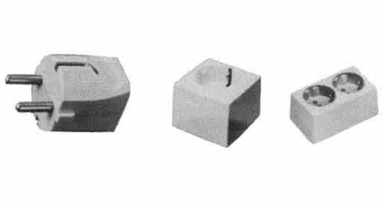 792923 | NE-102923 - RECEPTACLE DOUBLE 2-ROUND PIN, SIEMENS NWT