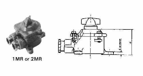 793017 | NE-103017 - SWITCH ROTARY SMALL WATERTIGHT, TYPE#2MR SYNTHETIC RESIN
