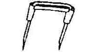 794787 | NE-104787 - CABLE STAPLE NO.3, FOR 2.6MM/SQX2C