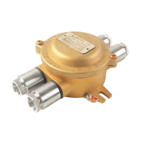 Brass Ex Proof Junction Box Exd II T6 550V/20A | DCJXH202-4