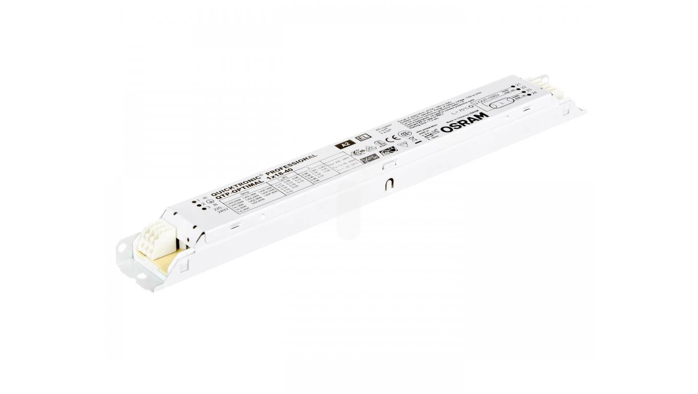 Osram Transistor Ballast 220...240V AC/DC 1x18/40W Rapid Start