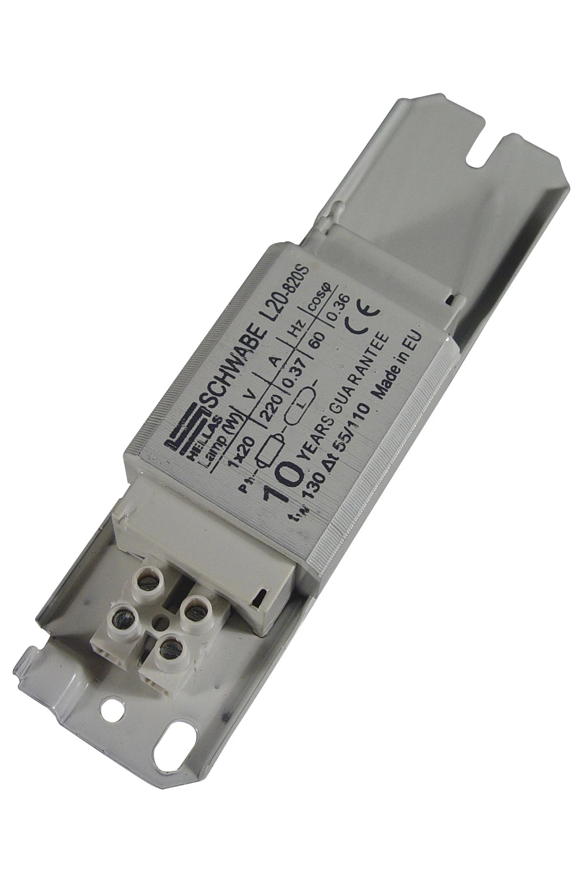 Ballast 220V 60Hz 1x18/20W