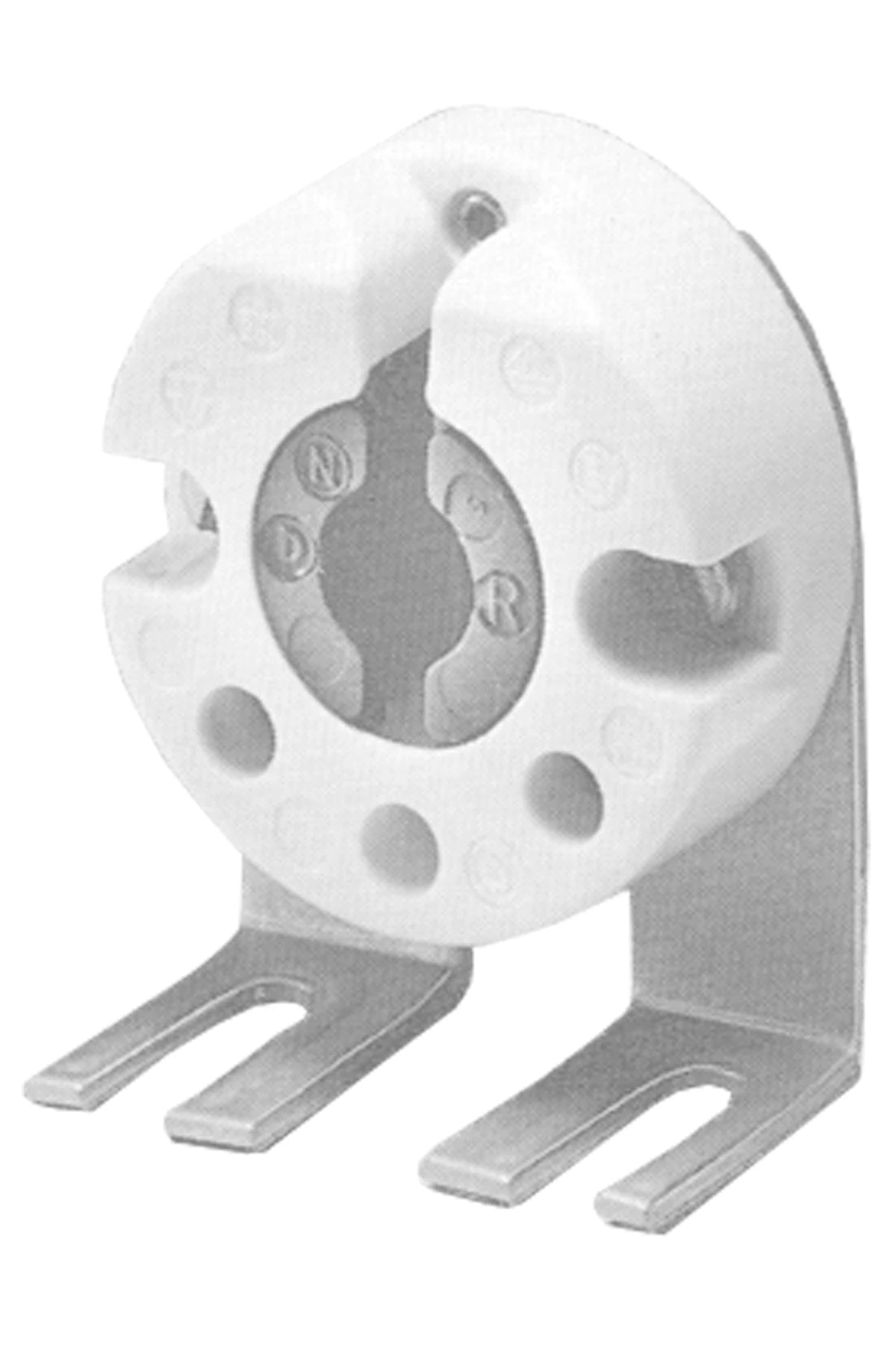 FL Lampholder round on holder Vossloh 48502