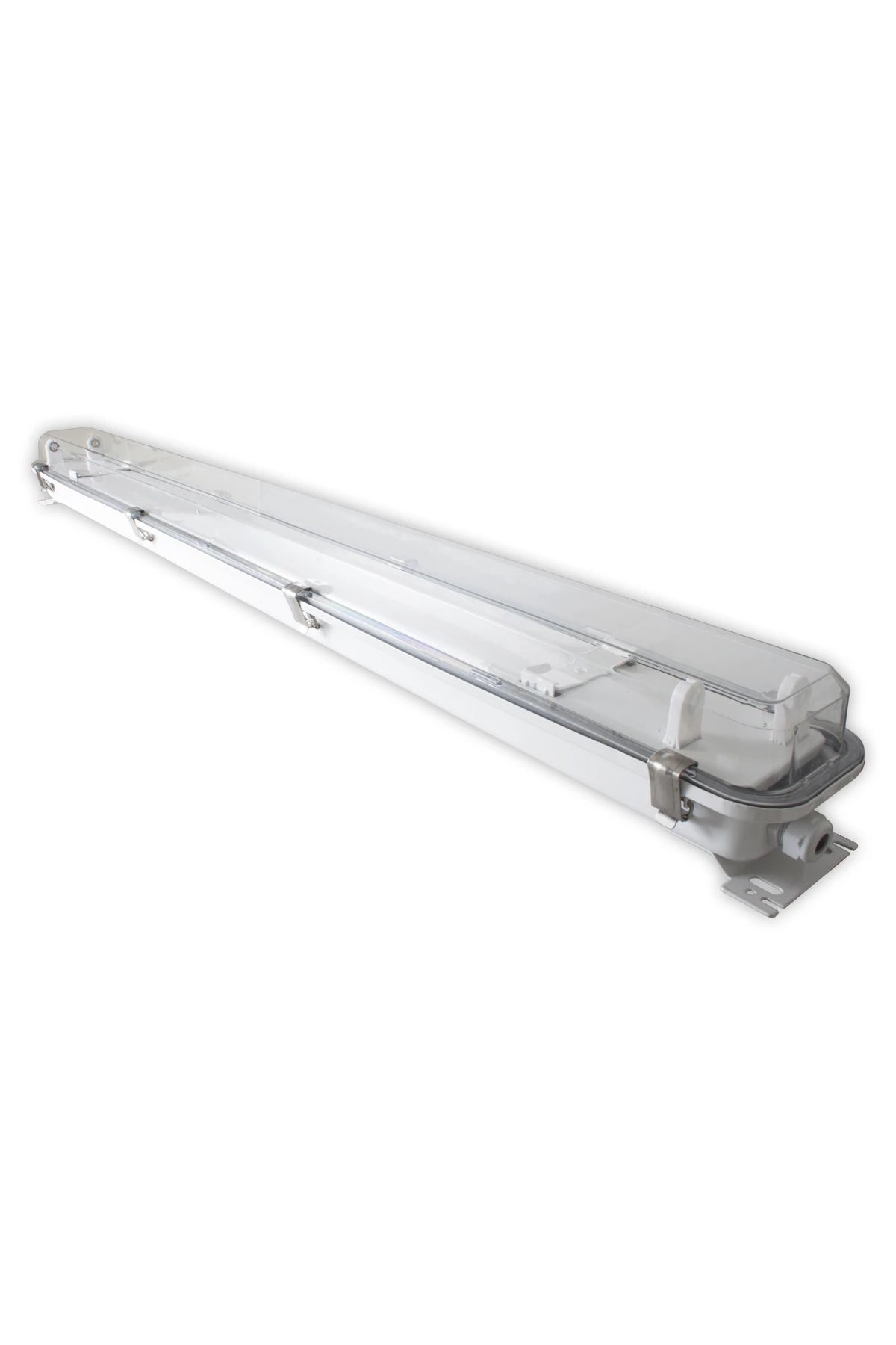 Calex Marine FL-fixture 220-240V 50/60Hz 2x36W IP67 Stainless Steel with universal mounting brackets