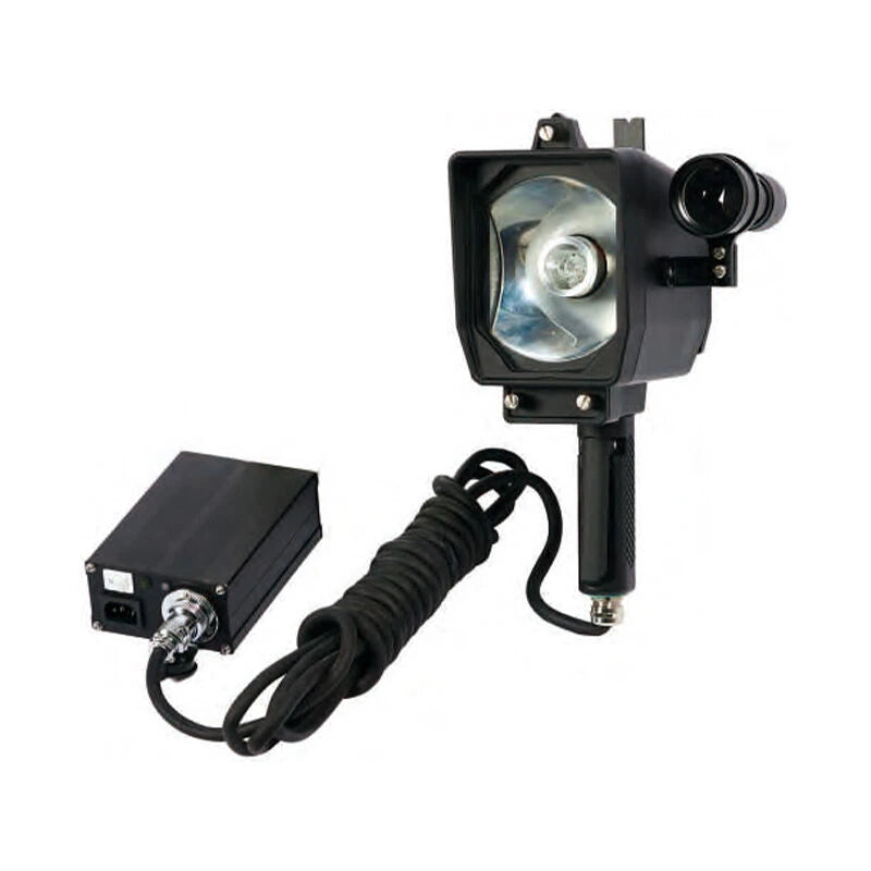 LED Daylight Hand Signal Light 8W, 24V DC with plug and Power/Battery Box 100-240V AC in Case, MED Approved