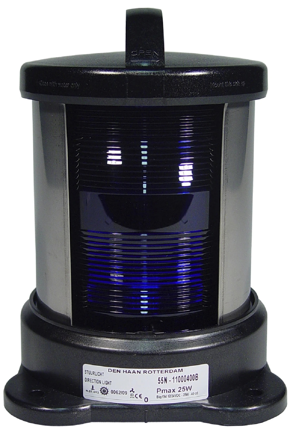 DHR55N Direction/Steering light Bay15d, blue for Panama canal without lamp