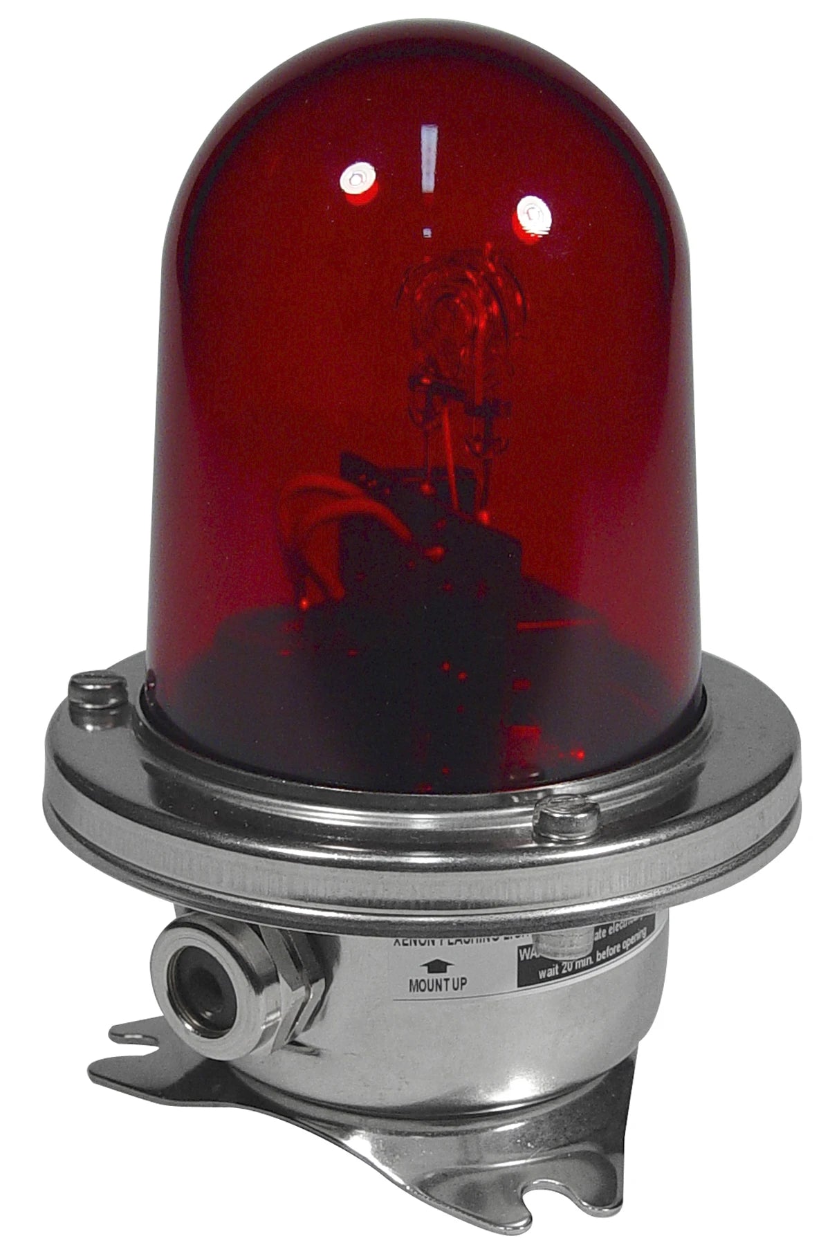 Flashing Light Xenon Red, 24V DC