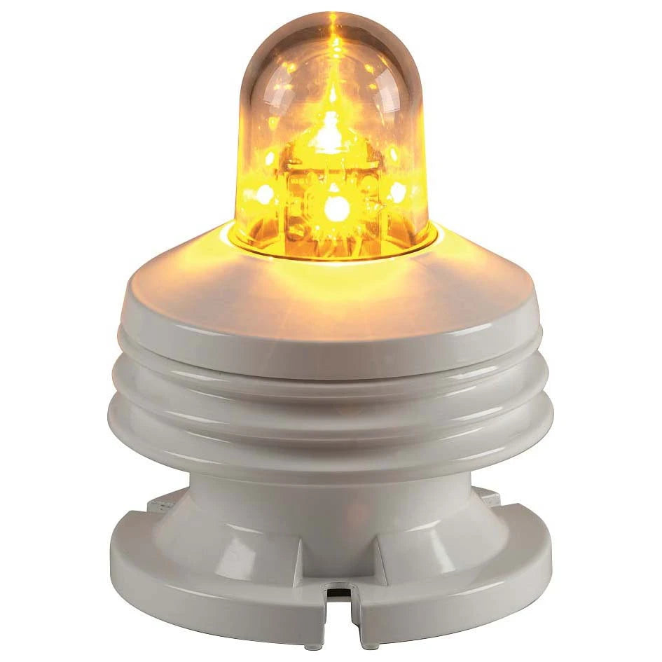 DHR73 LED Signaal/Flashing Light Clear, 90-265V AC or 24V DC, IP67