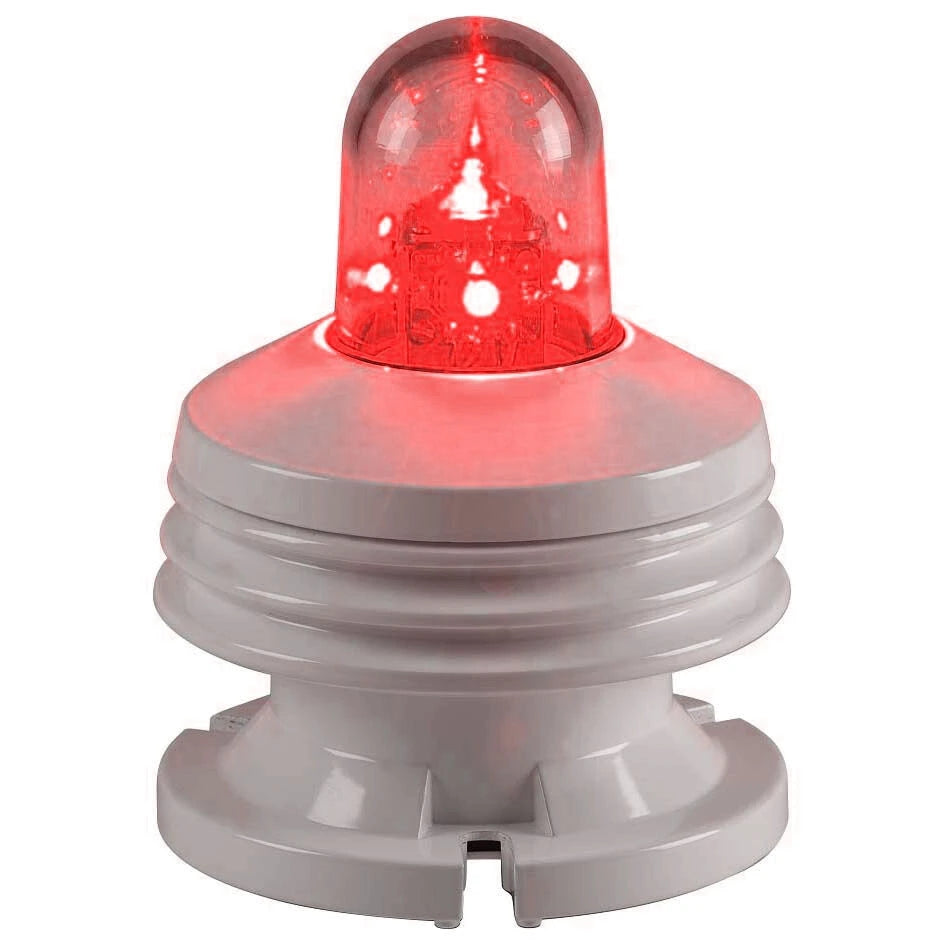 370466 | NE-370465 - DHR73 LED Signaal/Flashing Light Red, 90-265V AC or 24V DC, IP67