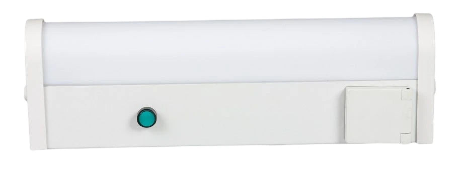 LED Mirror Fixture 10W 3000K 85-265V 50/60Hz, with shade, switch and shaver socket