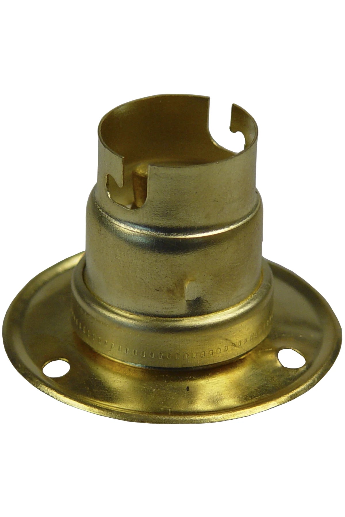 793523 | NE-103523 - Lampholder B22, brass with backplate