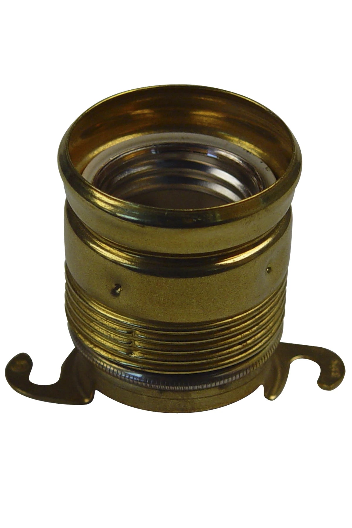 793527 | NE-103527 - Lampholder E27, brass with 2 mounting lugs