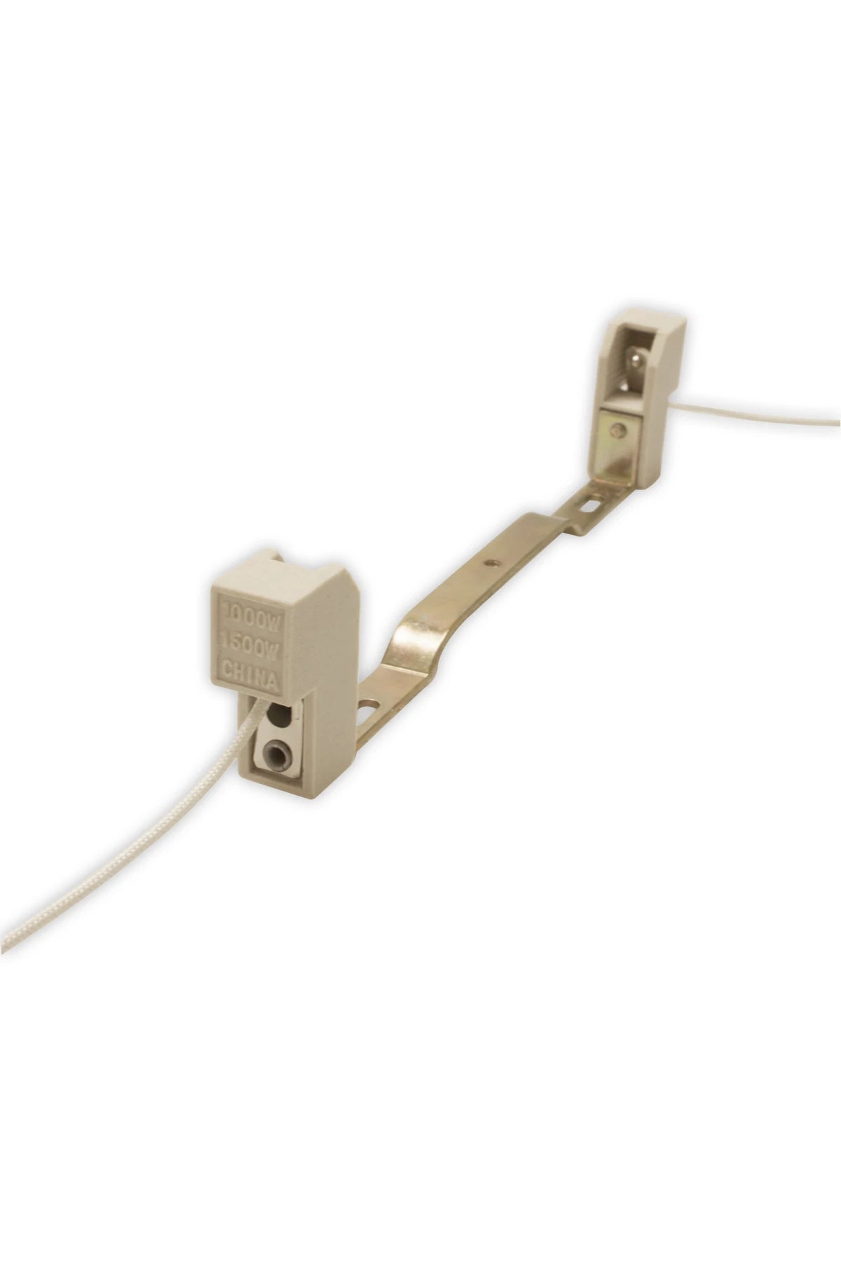 Halogen lampholder R7s 189mm (1000W) on metal bracket with wire