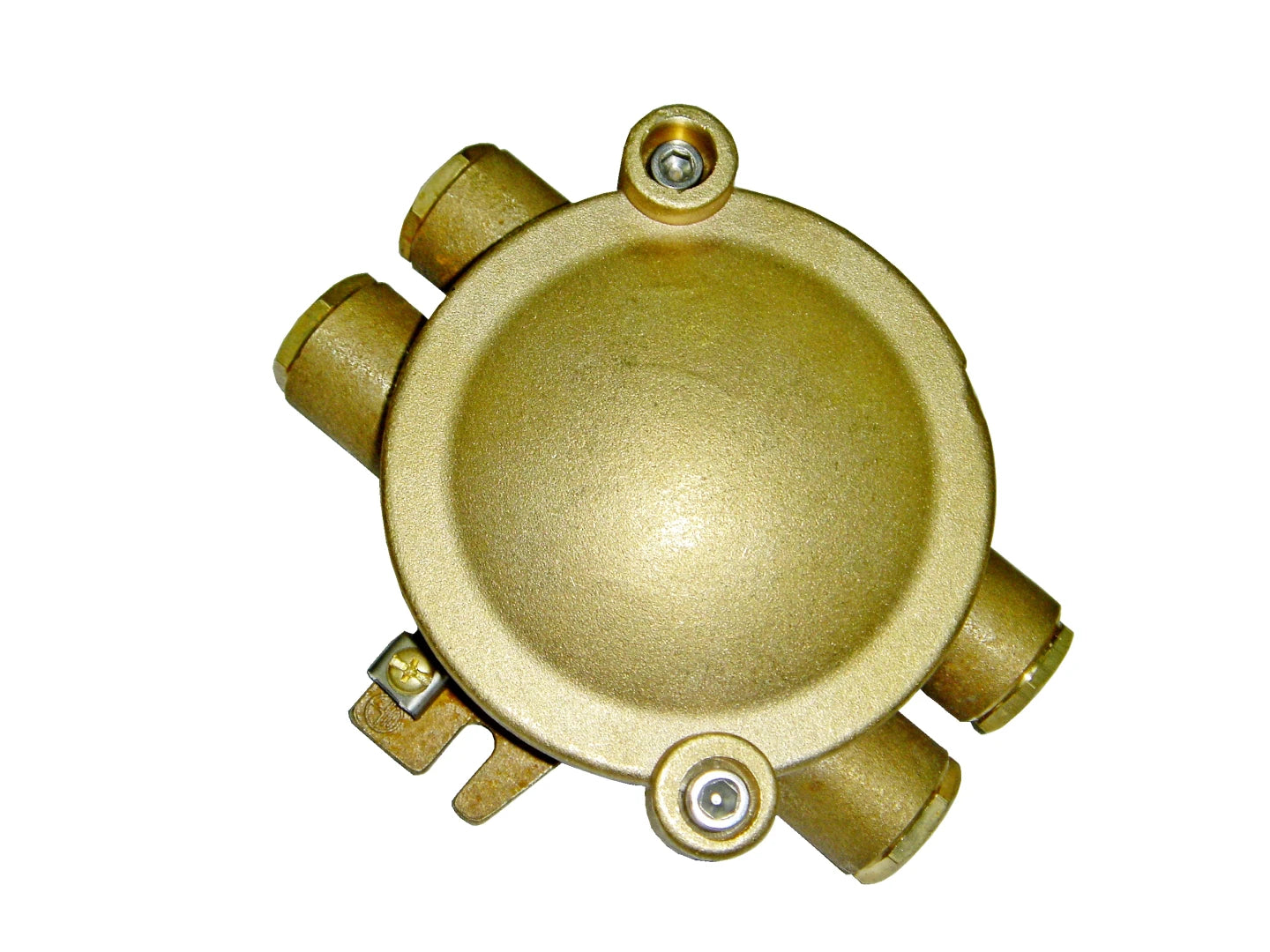795214 | NE-105214 - Ex Brass Junctionbox =0= 550V 20A IP56, Exe II T6, Marine (CCS Certificate)