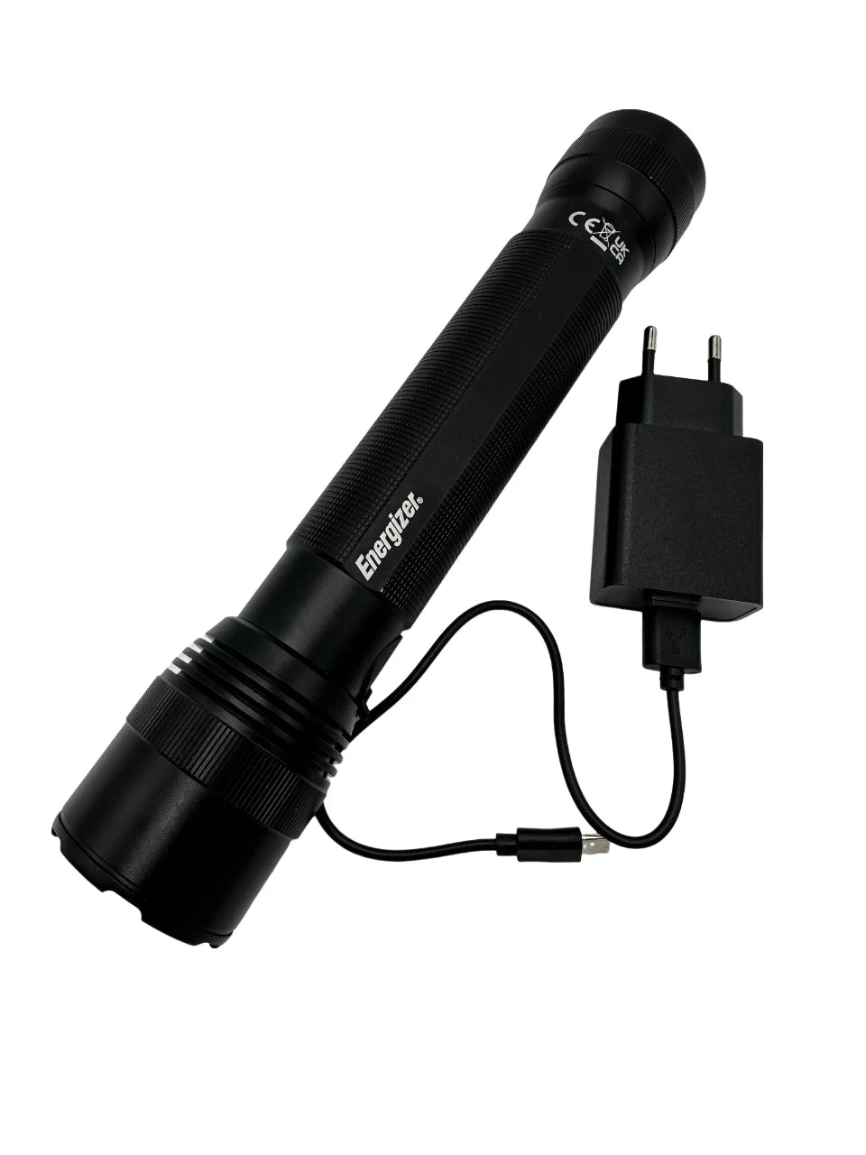 Energizer Tactical LED Flashlight 1200lm, Rechargeable including USB charger 100-240V
