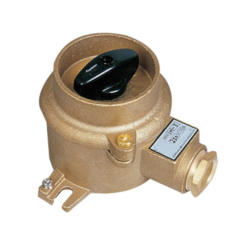Brass Marine Power Switch 24-440V 10-16A | HH101-3