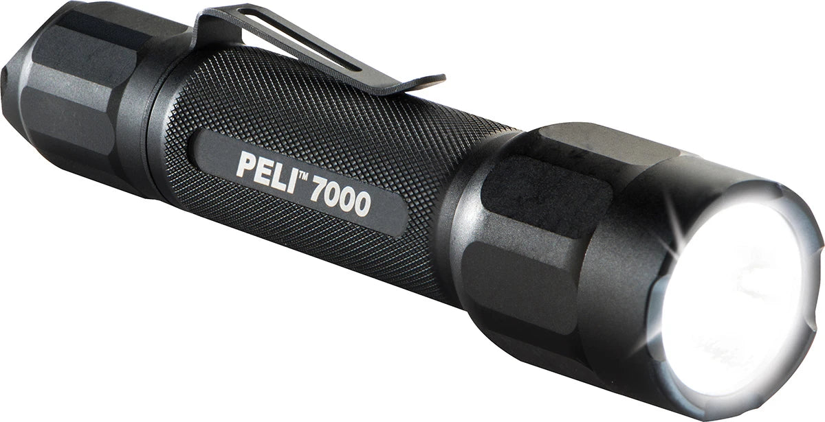 Peli Tactical Flashlight 7000 LED, 2-cells CR123 including