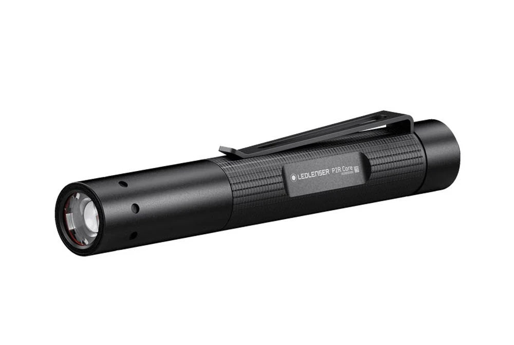 Led Lenser Rechargeable Flashlight P2R - 200 lumen 120mm, included Li-ion 3,7V