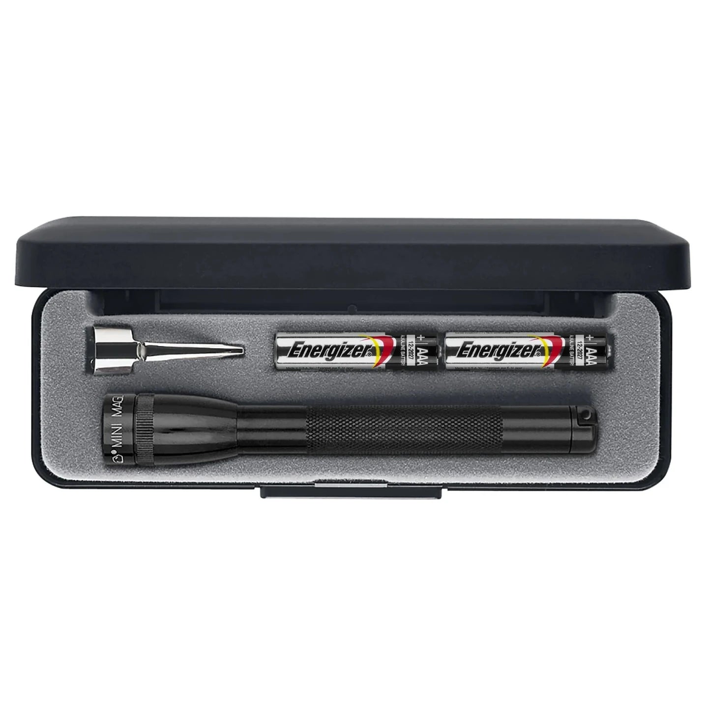 Mini Mag-lite Flashlight with LED, 2-cells AA included