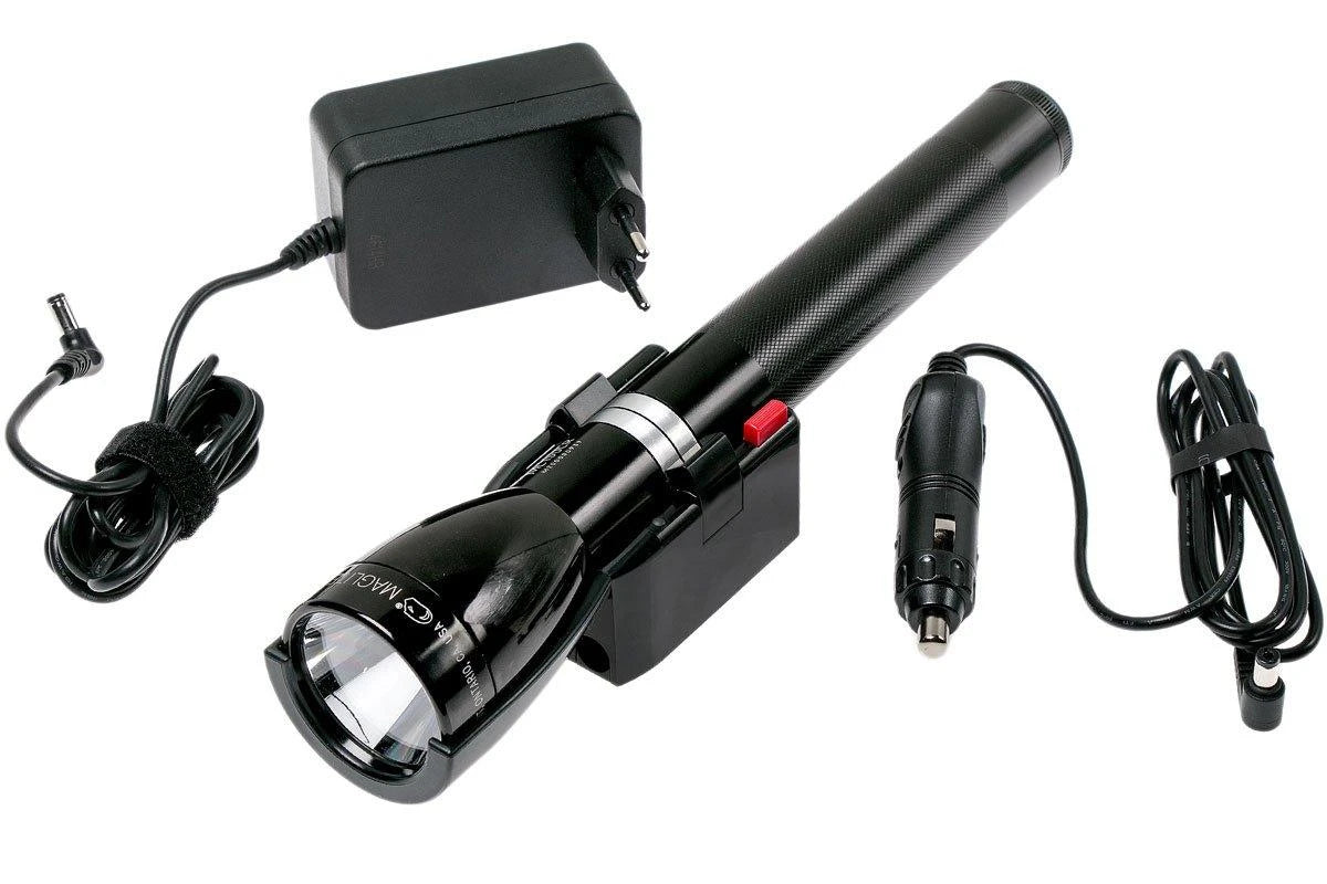 Mag-lite ML150LR LED Mag-Charger Flashlight 110/230V AC - 12V DC