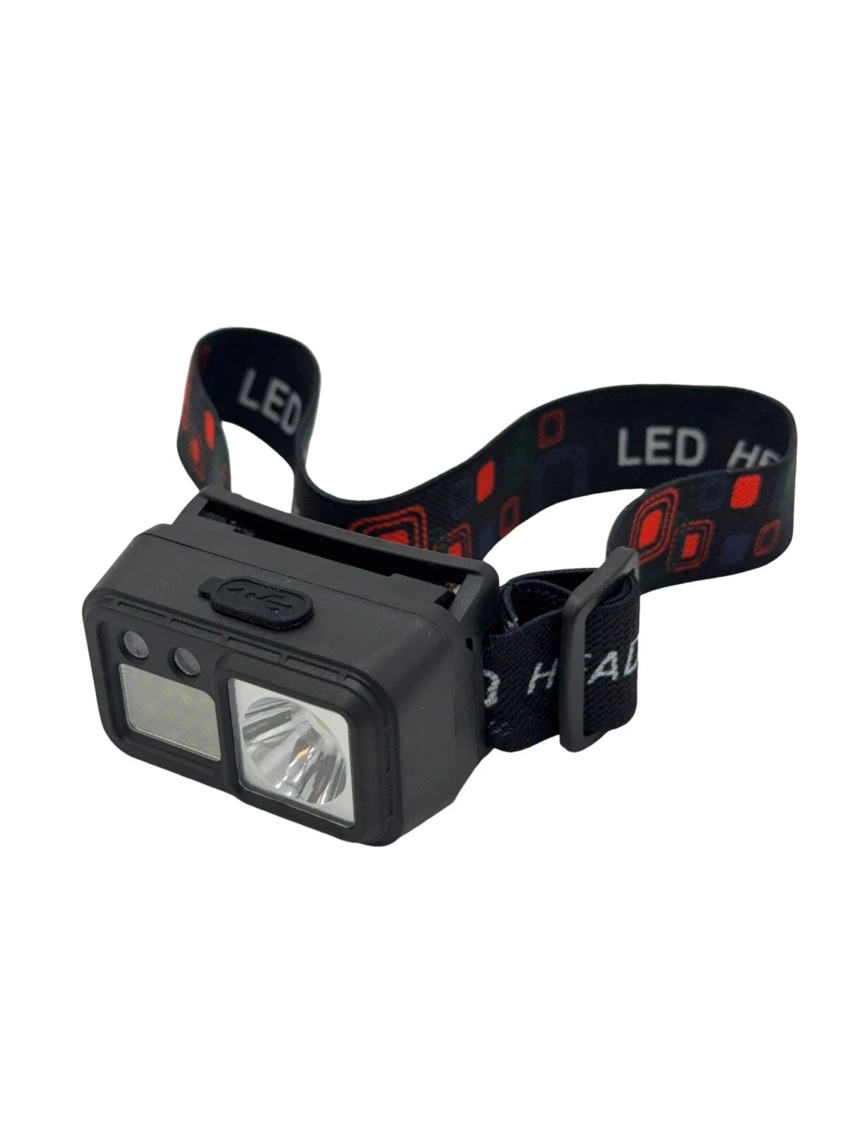 LED Head lamp 200lm, rechargeable complete with usb charge cable (excl. usb charger)